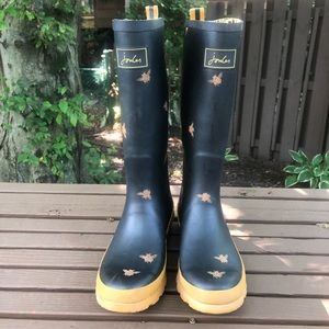 Joules Print Rain Boot Bees